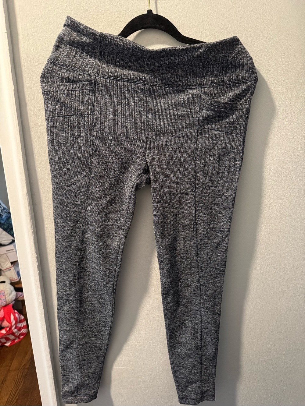 Athleta Heather Gray High-Waist Leggings